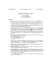 Projective Geometry - Part 2 | Đại học Sư Phạm Hà Nội
