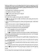 Trắc nghiệm kỹ năng tư vấn trong lĩnh vực đất đai có đáp án