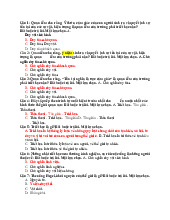 Trác nghiệm - Môn Triết học Mác Lê Nin - Đại Học Kinh Tế - Đại học Đà Nẵng