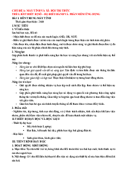 Giáo án Tin học 11 ICT Cánh diều (cả năm)