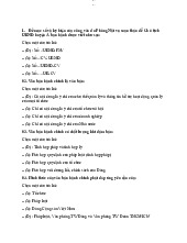 Soạn thảo văn bản hành chính - Ngân hàng thương mại | Đại học Mở Hà Nội