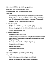Lập chương trình hoạt động Thăm các chú công an giao thông hoặc công an biên phòng | Tập làm văn 5 Kết nối tri thức
