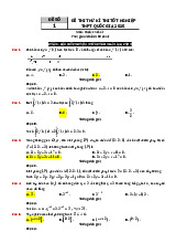 ĐỀ SỐ 1-ĐỀ THI THỬ TN THPT QG 2025