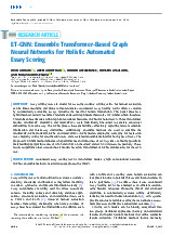 ensemble on graph nn for holistic scoring
