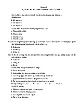 Câu Hỏi Ôn Tập Chương 3: Sự Hình Thành và Phát Triển Tâm Lý | Môn Tâm lý học - Trường Cao đẳng Kinh tế Công nghiệp Hà Nội