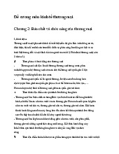 Đề cương môn Kinh tế Thương mại | Đại học Kinh tế kỹ thuật công nghiệp