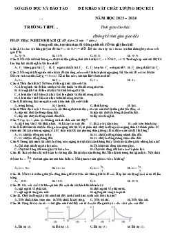 Giải đề thi học kì 1 môn Vật lí 10 năm 2023 - 2024 sách Cánh diều đề 5