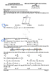 Đề KSCL ôn thi tốt nghiệp THPT lần 1 năm 2025-2026 | Toán 12