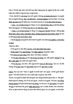 Ngân hàng các câu hỏi ôn tập tâm lý học giáo dục | Đại học Sư Phạm Hà Nội