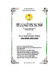 Tỷ lệ thất nghiệp trong giai đoạn 2018-2022 | Tiểu luận kết thúc môn Kinh tế vĩ mô