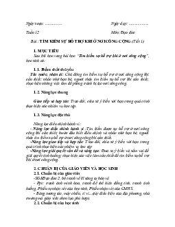 Giáo án Đạo đức 2 sách Chân trời sáng tạo (Cả năm) | Tuần 12