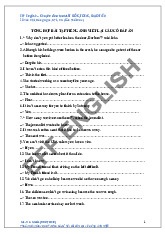 Top 99 câu bài tập viết lại câu môn tiếng anh cơ bản 2 | Học viện tài chính