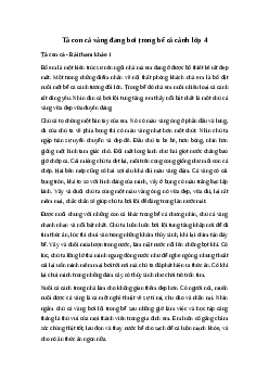 Tả con cá vàng | Tập làm văn 4