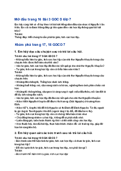 Giải GDCD 7 Bài 3: Học tập tự giác, tích cực |Chân trời sáng tạo