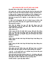 Nội dung ôn thi kết thúc học phần - Chủ nghĩa xã hội khoa học | Trường đại học Lao động - Xã hội