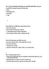 TOP 40 trắc nghiệm kinh tế vĩ mô | Đại Học Kinh tế Thành phố Hồ Chí Minh