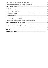 Tiểu luận kết thúc học phần | Môn đầu tư và tài trợ bất động sản