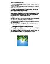 Vai trò và tác nhân ảnh hưởng đến quá trình thoát hơi nước