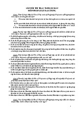 TOP 100 câu hỏi thi trắc nghiệm máy môn Pháp luật đại cương  | Trường Đại học Kinh doanh và Công nghệ Hà Nội