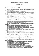 Đề thi giữa học phần môn Chủ nghĩa xã hội khoa học | Trường Đại học Tôn Đức Thắng