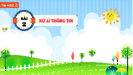 Giáo án điện tử Tin học 3 Bài 2 Kết nối tri thức: Xử lý thông tin