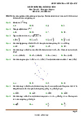 10 đề ôn tập kiểm tra cuối học kì 2 Toán 11 CTST cấu trúc mới (3-2-2-3) có đáp án