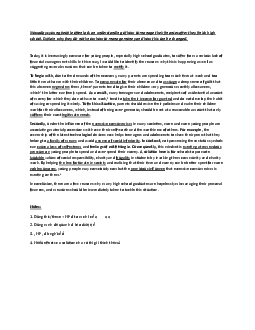 Bài tham khảo rèn luyện kỹ năng Writing học phần Tiếng anh