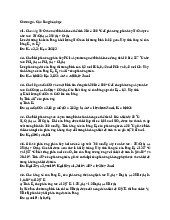 Bài tập chương 4 cân bằng hóa học môn hóa đại cương trường Đại học bách khoa - Đại học đà nẵng.