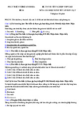 Đề thi thử tốt nghiệp THPT 2025 môn Giáo dục Kinh tế và Pháp luật bám sát đề minh họa - Đề 28