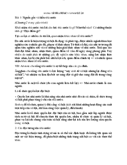 Đề cương lý luận nhà nước và pháp luật