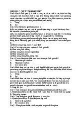 Trắc Nghiệm Quyết Định Quản Lý Khoa Học AOF | Khoa học quản lý | Học viện Tài chính