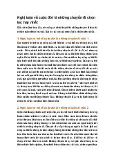 Nghị luận về cuộc đời là những chuyến đi chọn lọc hay nhất