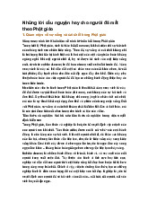 Những lời cầu nguyện hay cho người đã mất theo Phật giáo