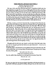 Phân Tích Bài Thơ "Đất Nước" Của Nguyễn Khoa Điềm | Môn Văn học - Trường Cao đẳng Công nghệ Và Quản trị Sonadezi