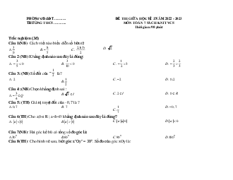 Đề thi giữa kì 1 Văn 7 | Đề 5 | Kết nối tri thức