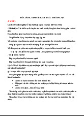 Đề cương kinh tế khai thác thương vụ | Kinh tế vận tải biển | Đại học Hàng hải Việt Nam
