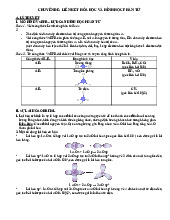 Bài tập về chuyên đề -Hình học phân tử - bài tập vận dụng | Bài tập Hoá đại cương | Trường Đại học khoa học Tự nhiên