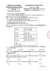 Đề giữa kì 2 Toán 6 năm 2024 – 2025 trường THCS Phúc Đồng – Hà Nội có đáp án