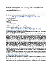 TOP 86 Viết một bài văn khoảng 400 chữ kể lại một truyện cổ tích lớp 6