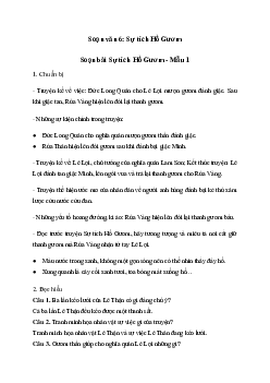 Soạn bài Sự tích Hồ Gươm - Cánh Diều 6