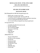 Đề cương ôn tập thực hành tin học | Đại học Kinh tế kỹ thuật công nghiệp