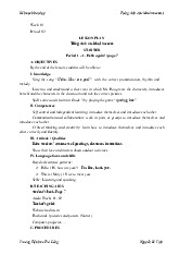 Giáo án môn Tiếng anh lớp 4 - Starter | Bộ sách Global Success | Tiểu học ( Chương trình mới)