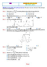Bộ 10 Đề Kiểm Tra Giữa Học Kỳ 1 Toán 12 Năm 2025-2026 Có Lời Giải Chi Tiết