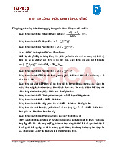 Một số công thức môn Kinh tế học | Đại học Đồng Tháp