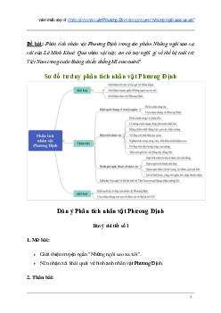 Phân tích nhân vật Phương Định trong truyện Những ngôi sao xa xôi | Văn mẫu lớp 9