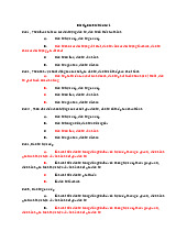 Bài tập Môn Kinh tế đầu tư | Đại học Kinh Tế Quốc Dân