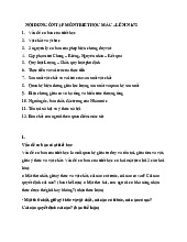 Đề cương ôn tập Môn Triết học Mác-Lênin | Đại học Sư Phạm Hà Nội