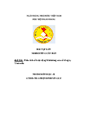 Phân tích về hoạt động Marketing mix của công ty Vinamilk | Bài tập lớn môn Marketing căn bản