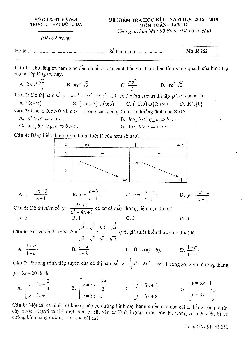 Đề kiểm tra học kỳ I Toán 12 năm học 2018 – 2019 trường THPT Đống Đa – Hà Nội