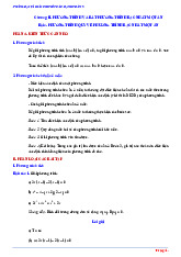 Các dạng toán phương trình và bất phương trình bậc nhất một ẩn Toán 9